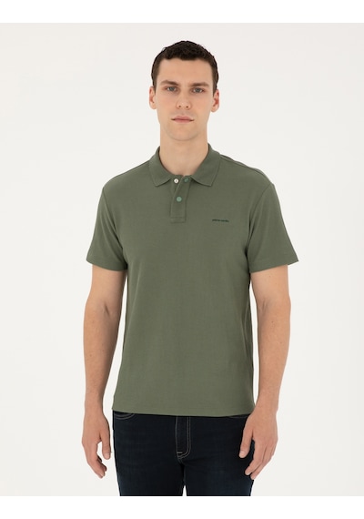 Pierre Cardin Erkek Haki Tişört 50296569-vr027 Haki