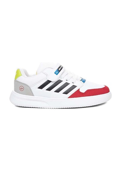 Moda Ayakkabı B-74 Beyaz Erkek Çocuk Rahat Spor Ayakkabı Beyaz