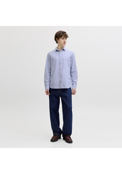 Jack & Jones Erkek Uzun Kollu Gömlek - Summer - 12289174 Infinity