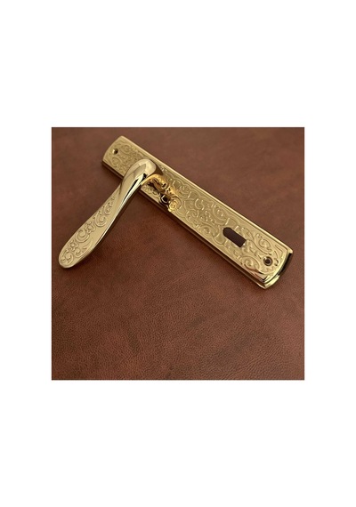 Özen Handles İmza Titanyum Zk19 Zamak Aynalı Oda Kapı Kolu 1 Takım