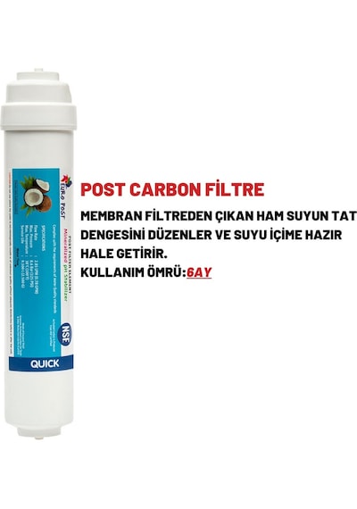 Cebilon Uyumlu 5 Li Su Arıtma Filtresi Seti Açık Kasa Lg Membranlı Inline Filtre Seti Nsf Sertifikalı Su Arıtma Filtre Takımı Filtre Seçeneği - 5 Li Filtre Seti
