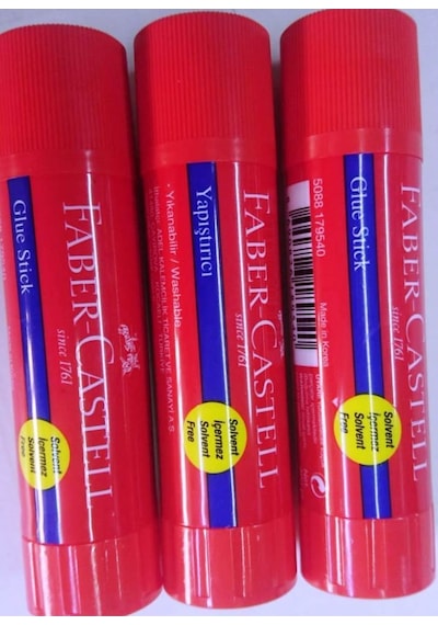 Yapıştırıcı- Faber-castell Glue Stick 40 Gr. 3 Adet