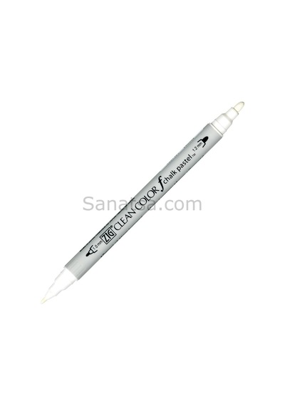 Su Bazlı Pastel Kalem Zig Clean Color F White Tcs-6500-000