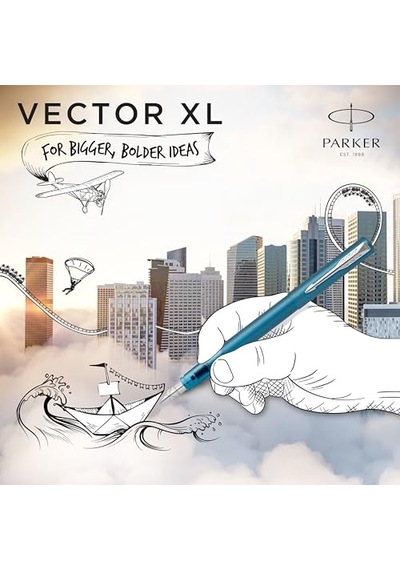 Dolma Kalem Vector Xl Matte Teal M Blue 165-Koyu Yeşil