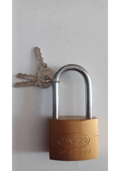 Hand Sfd Uzun Asma Kilit Sarı 63 Mm