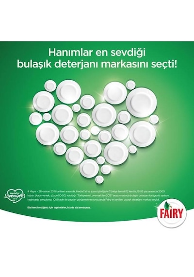 Sıvı Bulaşık Deterjanı Elma 650ml 1 Adet