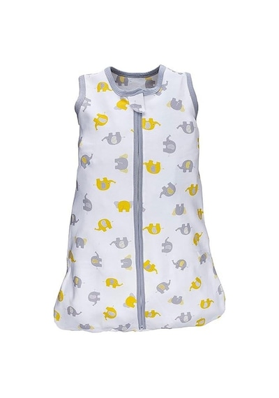 Sitilin Bebek Uyku Tulumu İç Ve Diş Kumaş %100 Doğal Pamuk Çift Kat Özel Kumaş Unisex 1 Tog Stl6428 Ekru