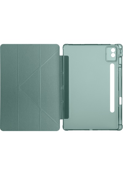 Lenovo Idea Tab Pro 12.7inç Tb-373fu Kılıf Kalem Bölmeli Trifolding Case Kılıf