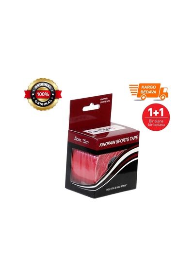 Kinopain Spor Bandı Kırmızı 5 M 1+1