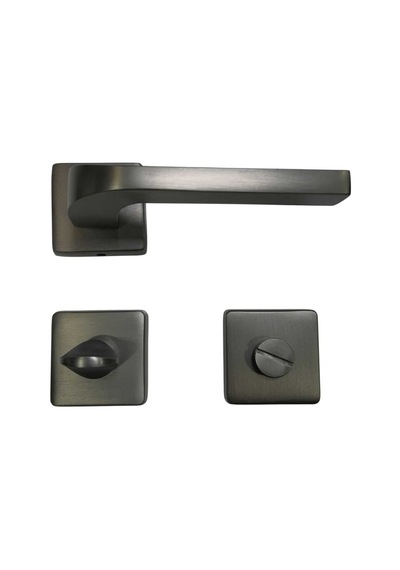 Sese Aysu Modeli Rozetli Wc Kapı Kolu Antrasit 200-241r-02-54