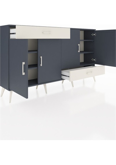 Arges Konsol 5 Raflı 2 Çekmeceli 4 Kapaklı 176x30x99 Antrasit-ant Antrasit-antrasit/aytaşı Arges Konsol 5 Raflı 2 Çekmeceli 4 Kapaklı 176x30x99 Antrasit-ant Antrasit-antrasit/aytaşı