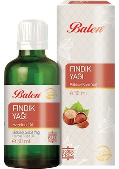 Balen Fındık Yağı Soğuk Pres Aromatik Yağ 50 ML