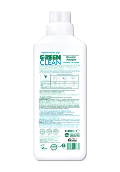 Bitkisel Çamaşır Deterjanı 1000 Ml 20 Yıkama 100 ML