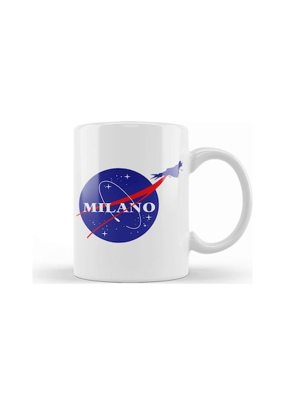 Guardians Of The Galaxy Milano Nasa Logo Kupa Bardak Porselen Karışık