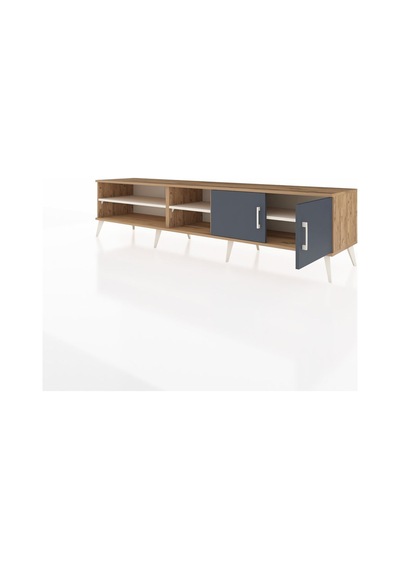 Hyperion Tv Ünitesi 3 Raflı 2 Kapaklı 220x44x51 Çam-antrasit/aytaşı Antrasıt/aytası - Atlas Çam Hyperion Tv Ünitesi 3 Raflı 2 Kapaklı 220x44x51 Çam-antrasit/aytaşı Antrasıt/aytası - Atlas Çam