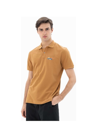 AR-MA Arma Erkek Regular Fit Polo Yaka Tişört Y25374351901 Kahverengi