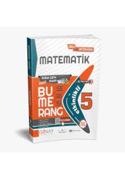 Günay 5. Sınıf Bumerang Matematik Etkinlikli Akıllı Defter Kitap