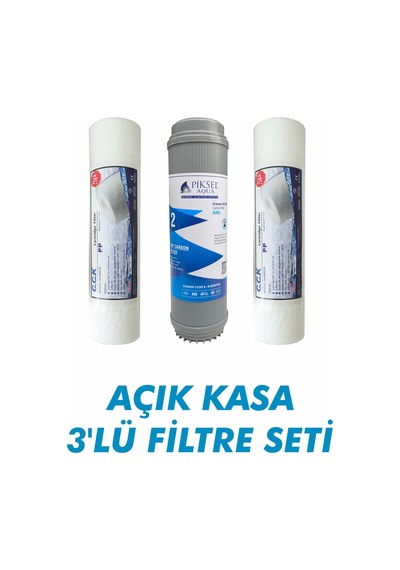 Tüm Açık Kasa Su Arıtma Cihazları İle Uyumlu İlk Ön Üç Filtre Set