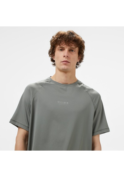 United4 Unıted4 Erkek Gri T-shirtu4ctm1