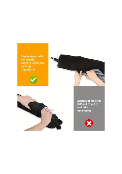Gaojunshop01 Ayarlanabilir Doldurulabilir Seyahat Boyun Yastığı Gri Taşınabilir Katlanır Yumuşak