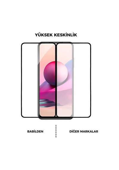 Xiaomi Redmi Note 11 Pro İle Uyumlu Ekran Koruyucu Uçtan Kenara Tam Kapsama Dayanıklı Temperli Kırılmaz Cam Koruma