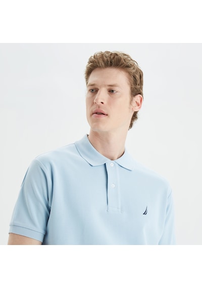 Nautica Nautıca Erkek Mavi Classıc Fıt Kısa Kollu Polo K35000T 4Fs Mavi