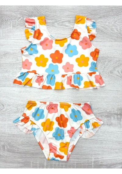 My Kids Wear Kız Çocuk Alt Üst Mayo Bej