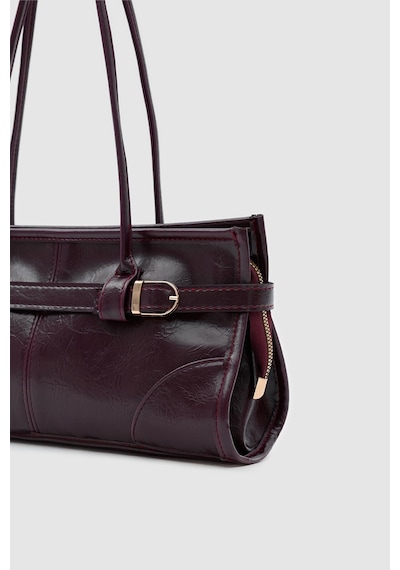 Shule Bags Enyola Vintage Baget Çanta Mürdüm