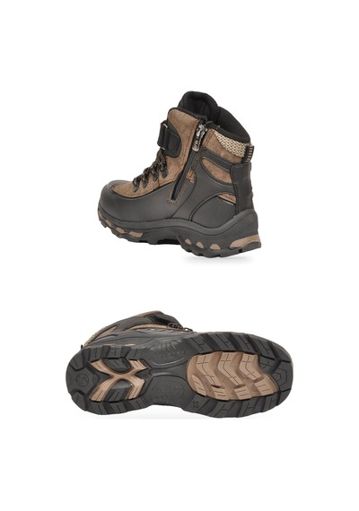 Mc Jamper Siyah-vizon Polarlı Kaymaz Tabanlı Soğuğa Dirençli Unisex Çocuk Outdoor Bot 2115