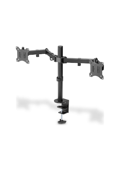 Monitör Tutucusu - Masa Kelepçesi - 2 Monitör - 32 İnçe Kadar - 3x 8 Kg'a Kadar - Vesa 75x75, 1