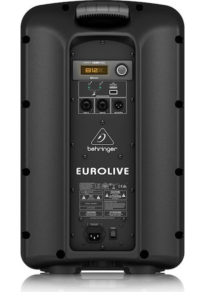 Behrınger B12x 1000 Watt 2 Way 12" Powered Loudspeaker With Digit