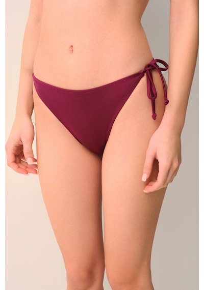 Suwen İnce Bağcıklı Bikini Alt Sbn26991c1283 Vişne