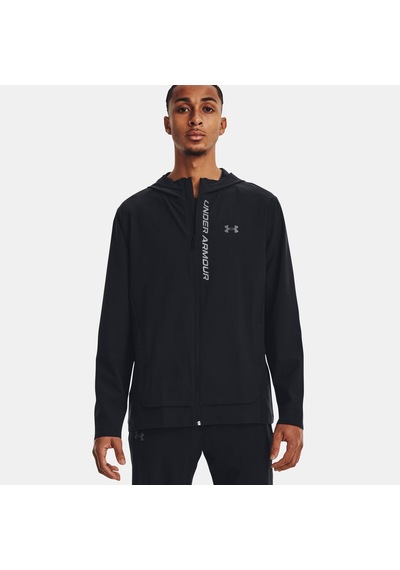 Under Armour Outrun The Storm Erkek Siyah Koşu Ceket 1376794