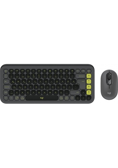 Logitech 920-013075 Pop Icon Q Tr Grafit Bluetooth Siyah Kablosuz Klavye Mouse Set