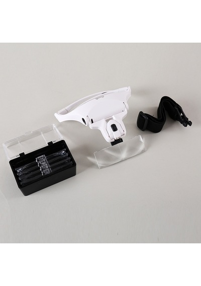 2 Led Işıklı Büyüteç - Sağdan Aydınlatmalı Büyüteç