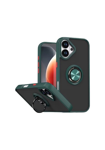 Apple İphone 17 İçin Kamera Korumalı Yüzüklü Kılıf - Leke Tutmaz Mat Ve Dayanıklı Yapı