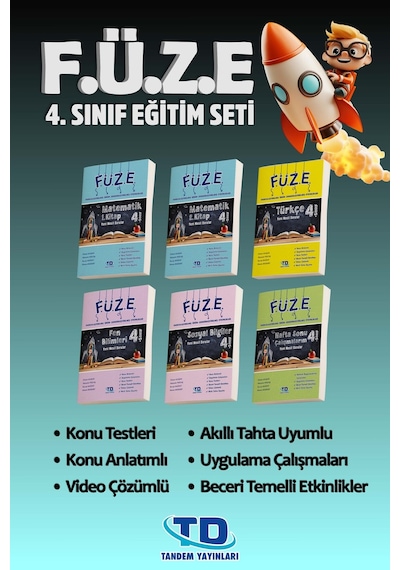 F.ü.z.e. 4. Sınıf Eğitim Seti - Tüm Dersler