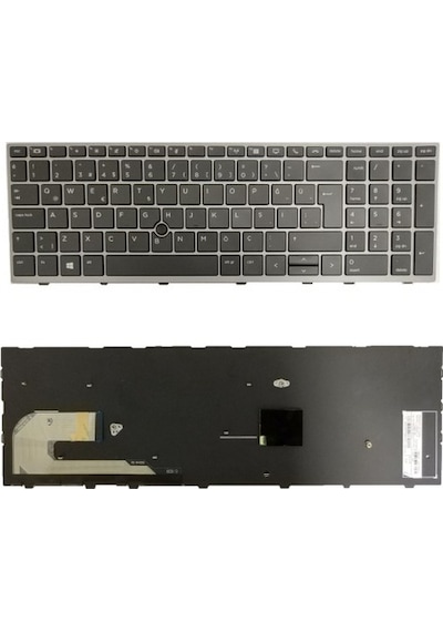 Hp Elitebook 750 G5, 755 G5 Uyumlu Klavye Tuş Takımı Tuş Seti Siyah Türkçe