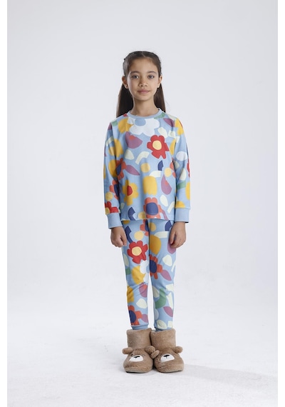 Kız Pijama Takımı Mavi