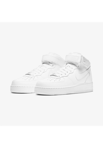 Nike Air Force 1 Mid '07 Erkek Beyaz Spor Ayakkabı Cw2289-111 Juststep --beyaz