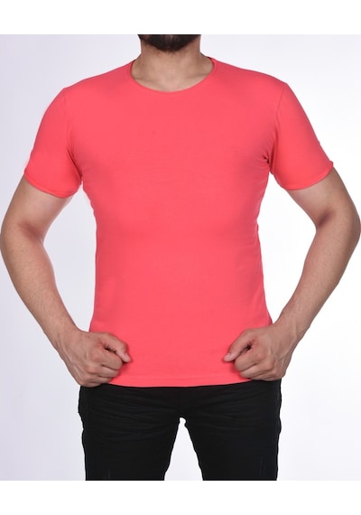 Black Steel Süprem Kısa Kol Pis Dikiş Slimfit Düz Tshırt-1884 (475206768)