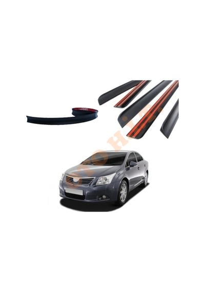 Toyota Avensis 09-15 Uyumlu Bagaj Üstü Spoiler Mat Siyah