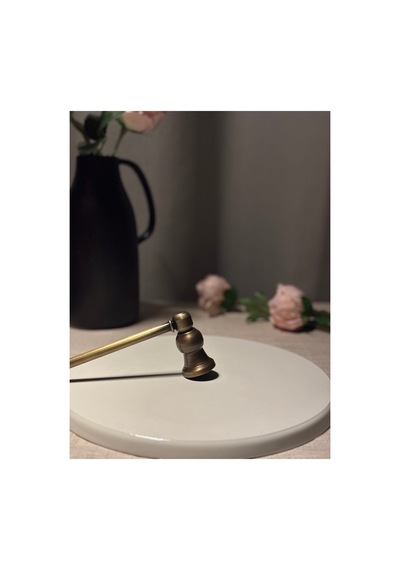 Eskitme Gold Dekoratif Mum Söndürücü Obje Eskitme Gold - 806097216