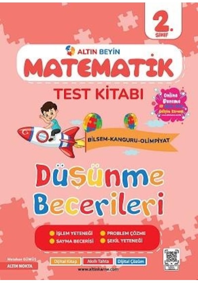 Altın Nokta Yayınları 2.sınıf Bilsem-kanguru-olimpiyat Sınavlarına Hazırlık Seti 6 Kitap