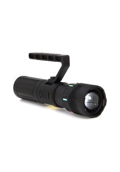 15000 Lümen Tg+cob Led Göstergeli Güçlü El Feneri Wt-703 Siyah