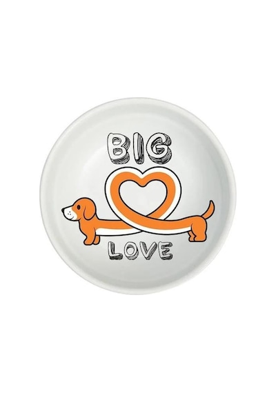 Natura Seramik Mama Kabı Dog Love 400 ML 15 CM