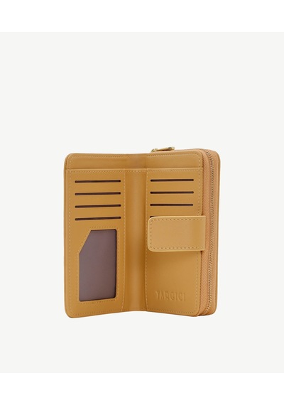 Yargıcı Kilit Detaylı Küçük Boy Cüzdan 26ykcz8031x 045 Sarı