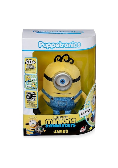 Minions James Elektronik Kukla 25 Cm Sarı