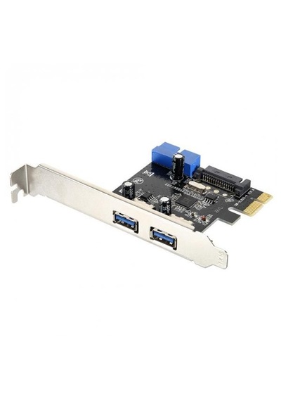 Pci Express Usb 3.0 2 Port Sata Güç 19 Pin Çoklayıcı Kart
