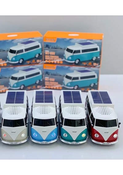 Wster Ws-698 Classic Bus Solar Şarjlı Bluetooth Hoparlör 5w
